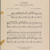 Carrie (Carrie couldn't carry any more)
