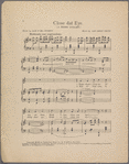 Close dat eye (a negro lullaby)