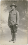 Pvt. Joe Jones of the 369th Infantry Regiment (also known as the Harlem Hellfighters) during World War I