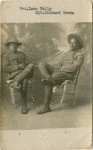 Pvt. Dave Kelly and Sgt. Richard Owens of the 369th Infantry Regiment (also known as the Harlem Hellfighters) during World War I
