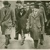 Marcus Garvey, accompanied by U.S. marshals, on the way to federal prison in Atlanta