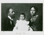W.E. B. DuBois with his wife Nina and daughter Yolande