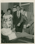 W. E. B. Du Bois and his wife Shirley Graham Du Bois with two members of  the Algerian Delegation