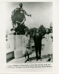 Langston Hughes at Tuskegee Institute with Jessie Fauset (left) and Zora Neale Hurston