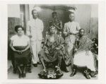 Amy Ashwood Garvey with group of Africans in native and European dress