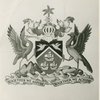 Together we aspire. Together we achieve: National coat of arms of  independent Trinidad and Tobago