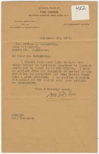 W.E.B. Du Bois papers