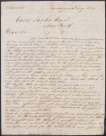 Moses Taylor letter