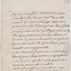 Letter from Voltaire to notary