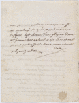 Letter from Voltaire to notary
