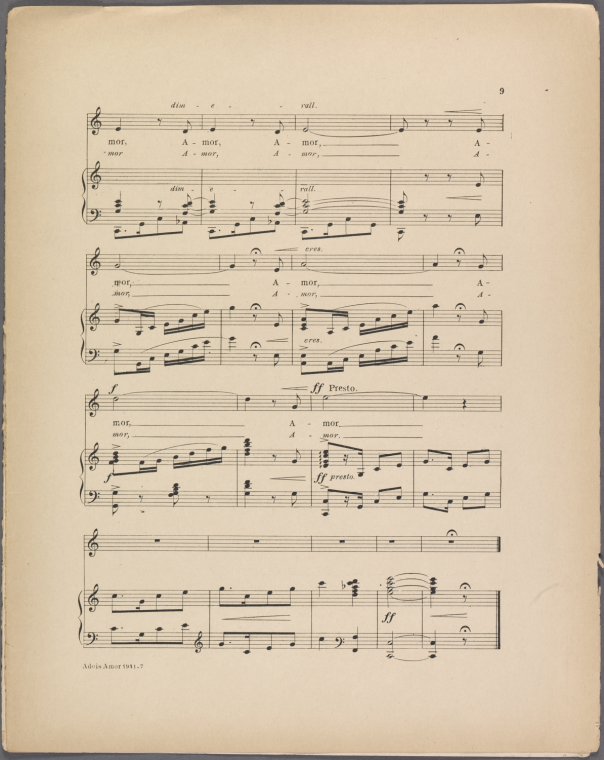 Clair De Lune Handwritten Sheet Music 