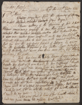 Autograph letter (draft) to George Gordon, Lord Byron, poet