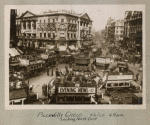 Piccadilly Circus, looking north-east. 9/6/20, 6:15 pm