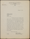 Typed letter to Leonard Woolf, London,  Feb. 17, 1925