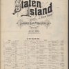 Staten Island, New York Published by the Sanborn Map and Publishing Co. Limited, 117 Broadway, New York. July 1885.