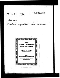 The Dunbar speaker and entertainer, containing the best prose and poetic selections by and about the Negro race: with programs arranged for special entertainments; ed. by Alice Moore Dunbar-Nelson, and an introduction by Leslie Pinckney Hill