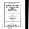 The Dunbar speaker and entertainer, containing the best prose and poetic selections by and about the Negro race