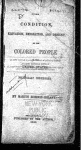 The condition, elevation, emigration, and destiny of the colored people of the United States
