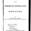 The Negro in the American rebellion
