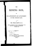 The rising son; or, the antecedents and advancement of the colored race