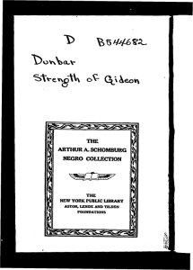 The strength of Gideon, and other stories