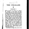 The uncalled; a novel
