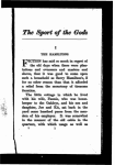 The sport of the gods