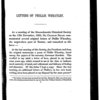 Letters of Phillis Wheatley, the Negro slave poet of Boston