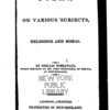 Poems on various subjects, religious and moral