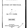 Moses, a story of the Nile, by Mrs. F.E.W. Harper