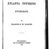 Atlanta's offering poems