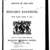 A sketch of the life of Benjamin Banneker; from notes taken in 1836