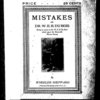 Mistakes of Dr. W. E. B. Du Bois : being an answer to Dr. W. E. B. Du Bois' attack upon the Honorable Marcus Garvey.