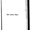 Old Creole days, by George W. Cable.