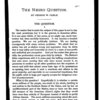 The Negro question. By George W. Cable