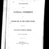 Proceedings of the National Conference of Colored Men in the United States [microform] : held in the State Capitol at Nashville, Tenn., May 6, 7, 8, and 9, 1879.