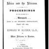 Africa and the Africans

