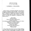 Proceedings at the inauguration of Liberia College, at Monrovia, January 23, 1862. Published by order of the Legislature of the Republic of Liberia