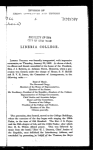 Proceedings at the inauguration of Liberia College, at Monrovia, January 23, 1862. Published by order of the Legislature of the Republic of Liberia