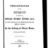 Proceedings at the banquet in honour of Edward Wilmot Blyden on the occasion of his retirement from his official labours in the colony of Sierra Leone. January 24th, 1907.