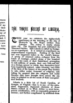 The three needs of Liberia. A lecture delivered at Lower Buchanan, Grand Bassa county, Liberia, February 26, 1908.