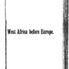 West Africa before Europe