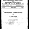 The confession, trial and execution of Nat Turner : the Negro insurrectionist; also, a list of persons murdered in the insurrection in Southampton County, Virginia, August 21st and 22nd, 1831, with introductory remarks