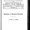 Biography of Benjamin Banneker