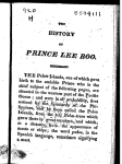 The History of Prince Lee Boo: to which is added the life of Paul Cuffee, a man of colour, also some account of John Sackhouse, the Esquimaux. [Full text.]