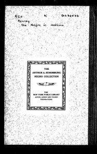 The Negro in medicine