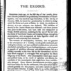 The exodus: address