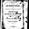 Address delivered by Hon. Frederick Douglass, at the third annual fair of the Tennessee Colored Agricultural and Mechanical Association, on Thursday, September 18, 1873, at Nashville, Tennessee