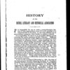 History of the Bethel Literary and Historical Association [microform]