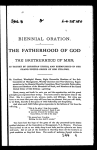 	Biennial oration before the Second B.M.C. of the Grand United Order of Odd Fellows